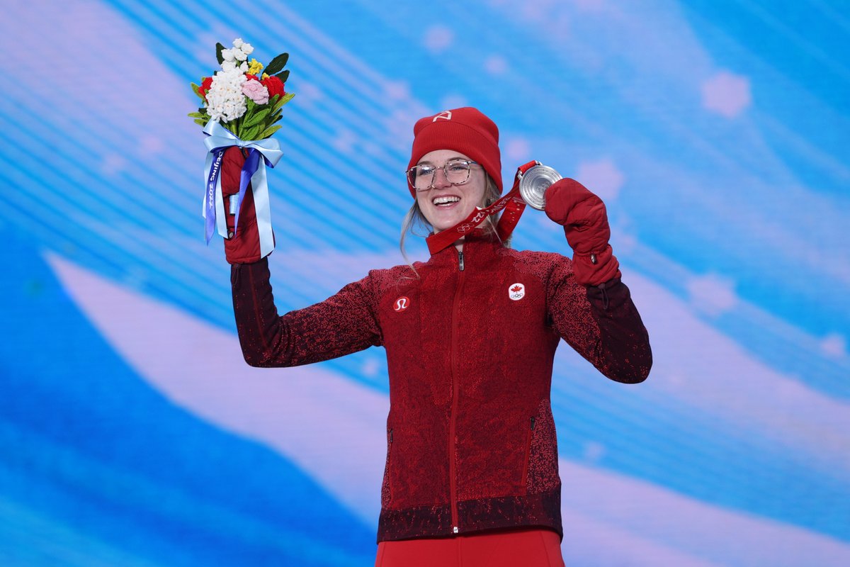 CBCOlympics's tweet photo. Standing together 🥈🥉 https://t.co/42DPf1mQ8f
