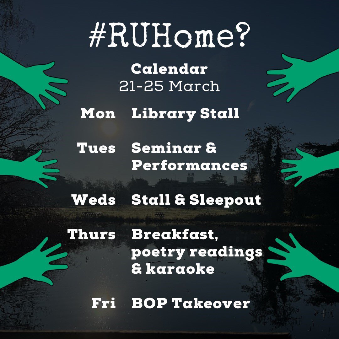 RoeSupport's tweet image. Events take place in the week commencing 22-25 March #RUHome - get involved and help raise awareness of Homelessness 😄 together we are stronger! 💪🏼💪🏼