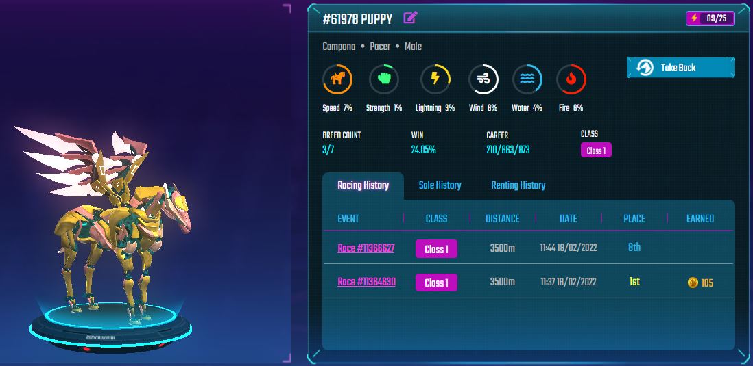 MeatSim_'s tweet image. 🏆20% SHARE PROFIT🏆

Same as last week with another #Pegaxy #PegaxyScholarships giveaway for #pegaxyscholars 

- PUPPY has 24% win rate to earn you $VIS!
- Winning #pegaxyScholar will have PUPPY for 1 week
- Winner selected with proof in 24HRS

Retweet, like and follow 🔥🐴🏁