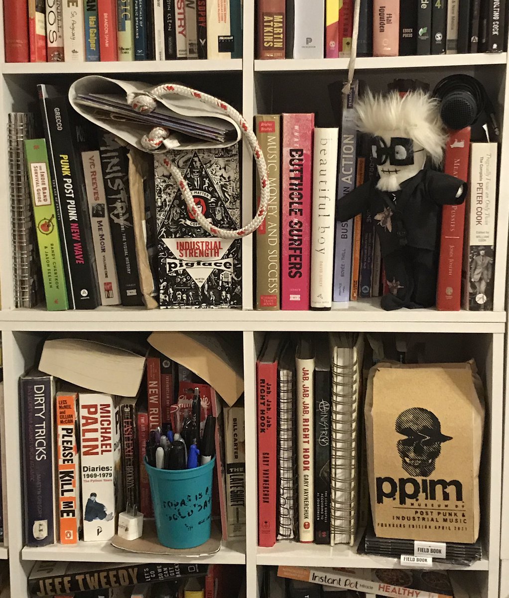 Get the fuck out of bed my bookshelves won’t examine themselves ! #voodoodoll #museum  <a href="/DarkMatter2521/">Dark Matter Coffee</a> coffee ! #pigface #industrialstrength