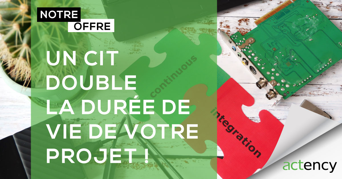 Actency's tweet photo. Savez-vous ce qu'est un CIT (Continuous Integration Test) ? 🧐
Pour en savoir plus, c'est par ici 👉 https://t.co/U3u9CkpEy6
Nous experts se feront un plaisir de vous faire découvrir notre offre Continuous Integration !
#CIT #Régressions #Projet #Infrastructure https://t.co/LxHj1alUDk