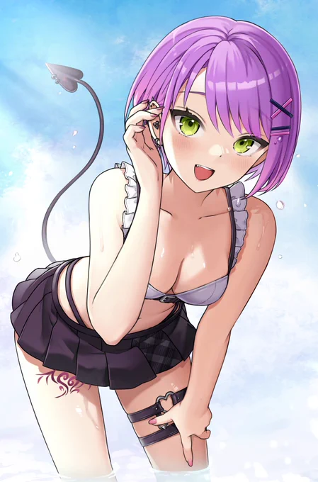#くそ寒いので水着絵を貼る
水着トワ様👾 