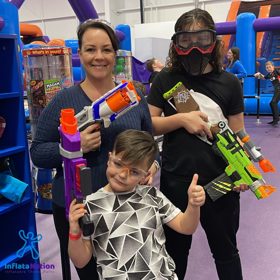 PeterboroughOne's tweet photo. Families had an absolute BLAST at @InflataNation's first ever Inflata Wars hosted at PE1! ๐ฅ
Want to take part in the next Inflata Wars? Keep an eye on our social media pages to find out more!
#Inflatanation #PeterboroughUK
@VisitPeterboro @PboroWhatsOn @peterboroughtel https://t.co/KJKIsHPYV0