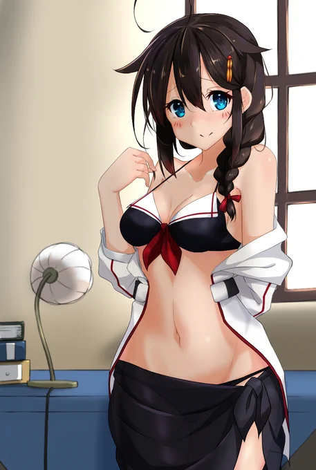 #くそ寒いので水着絵を貼る 