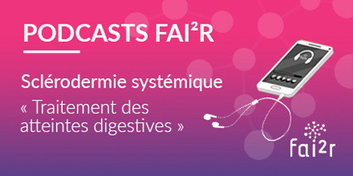 contactfai2r's tweet photo. ▶️ #PodcastFAI2R : Traitement des atteintes digestives, retour sur l’un des principaux chapitres du #PNDS #Sclérodermie avec le Pr Eric HACHULLA (10 min) Lecture directe 👉 https://t.co/PeN1VilXZv Tous les podcasts : https://t.co/lQhHOQjZV2 #SSc #maladiesrares #fsmr https://t.co/0YOY1q5xi7