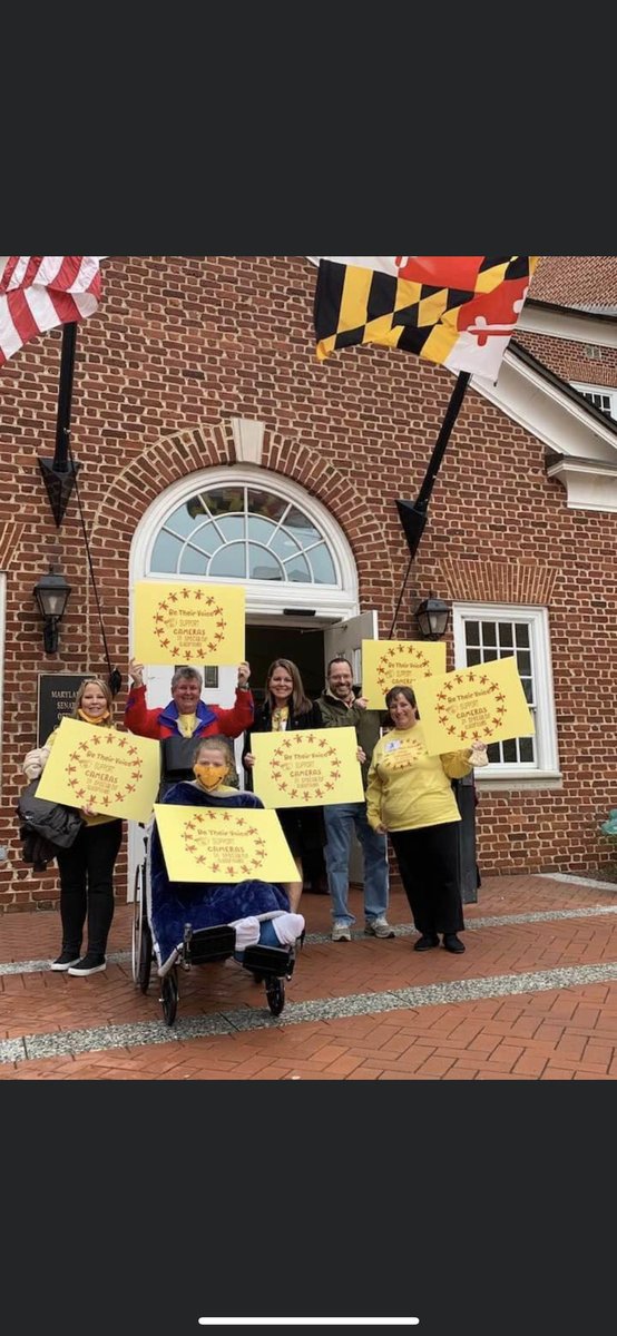 LHinish12's tweet photo. At the Senate this week fighting for cameras in self contained special Ed classrooms in MD! https://t.co/kpBoYxamr4