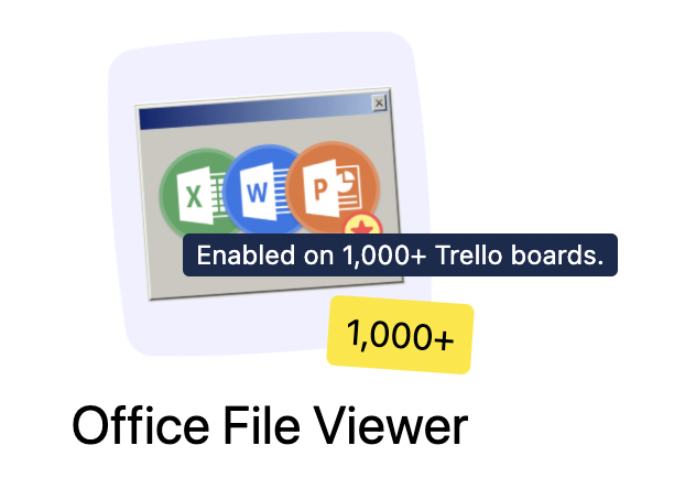 tinypupsclub's tweet photo. Office File Viewer for @trello has been enabled on 1000+ boards! 🎉 https://t.co/ogDoUnWoxE https://t.co/OXU5j9bVgV