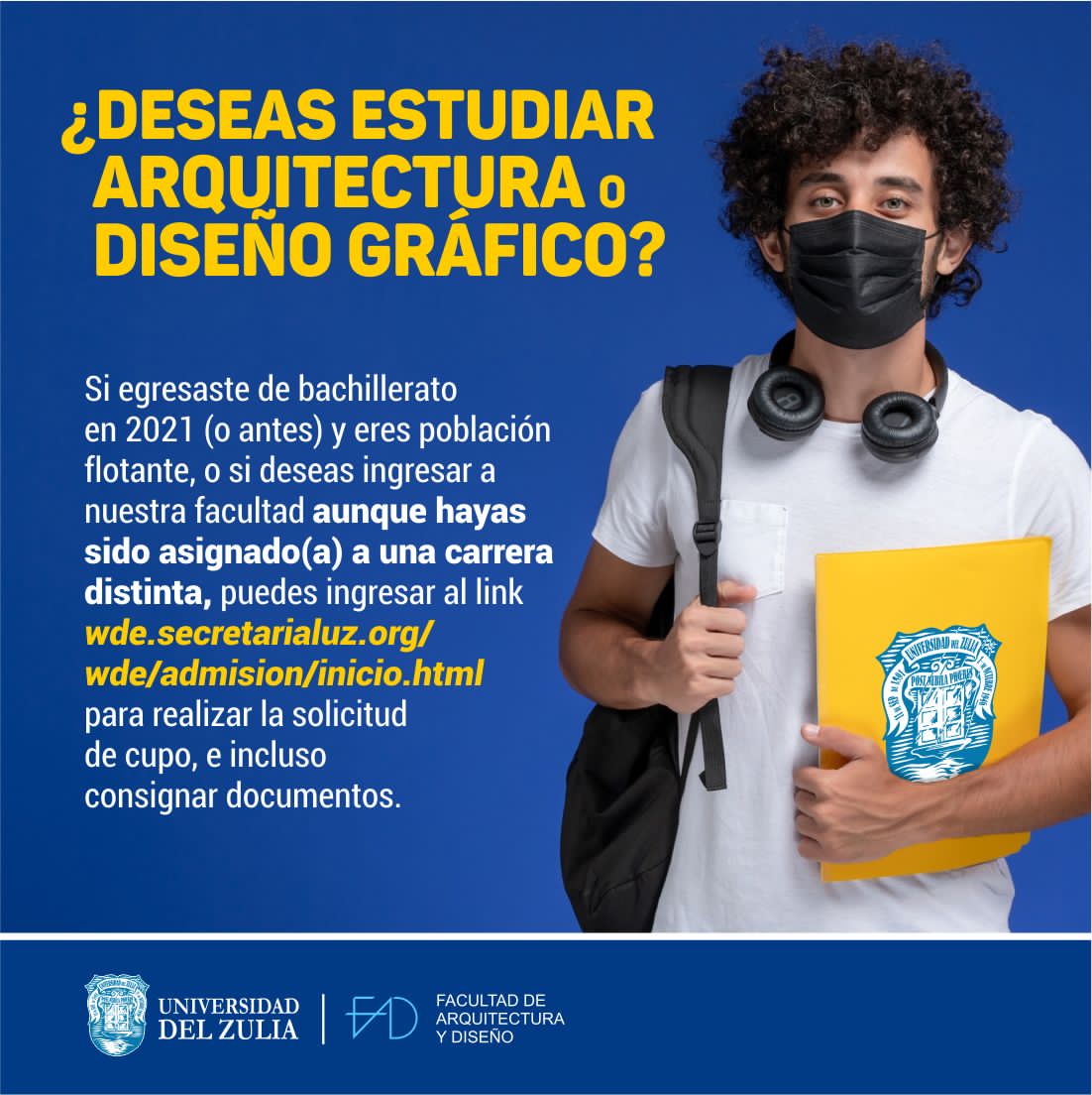 Si empezaste de bachillerato en 2021 (o antes) y deseas ingresar a nuestra facultad aunque hayas sido asignado(a) a una carrera distinta, , puedes ingresar al link que te indicamos en la imagen para que concretes tu solicitud de cupo.
Mayor información a
instagram.com/p/CaHm_CUlA2t/…