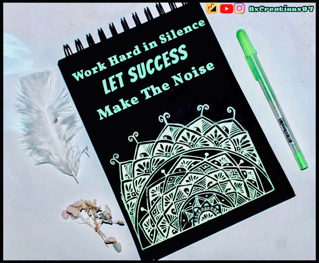 ascreations07's tweet photo. WORK HARD IN SILENCE, LET SUCCESS MAKE THE NOISE 💚💚 
.
.
.
#mandala #mandalaart #mandalaartist #quotes #green #gellyrolph #Mandalaartistontwitter #ascreations07 
.
.
@mandalabyaya @artist_mandala @Varuna_vjd @MandalaArts @mandala_mgmt @ColoringW 
.
.

https://t.co/qkkidVDrvR https://t.co/2b2cLZAUN0