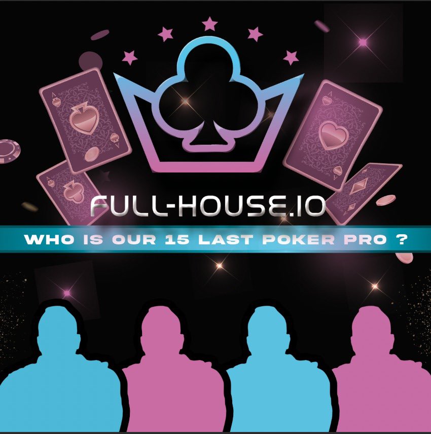 Découvrez prochainement les 15 dernières stars qui ont décidé de rejoindre l’aventure NFT Full House sur notre DISCORD officiel : discord.gg/CAxfPwzN

La plus belle collection de cartes NFT de poker au monde, le futur du trading de cartes !

#poker #NFTs