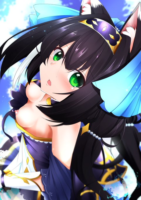 オバロキャルちゃんの胸の紐が破れちゃった落書きでけた!! 