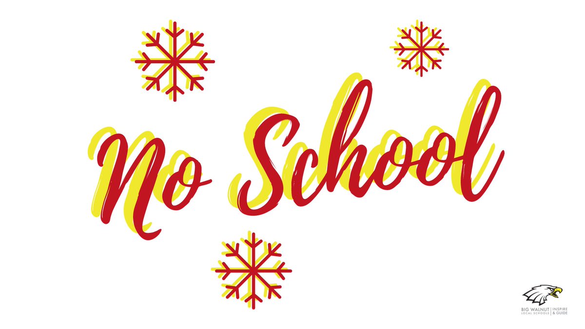 Due to some of our back roads freezing again, as well as our bus doors freezing over, we are going to close today. Please be safe and enjoy your weekend!
