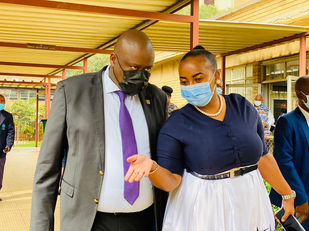 Loyiso_Masuku's tweet photo. [IN PICTURES]: With my Nobhala Deputy Minister @njabulobheka  at the official opening of the Rahima Moosa Hospital Office for civic registration programme as part of the Registration of birth within 30 days campaign #togetherbuildingbettercommunities https://t.co/dHjhzjBD0E