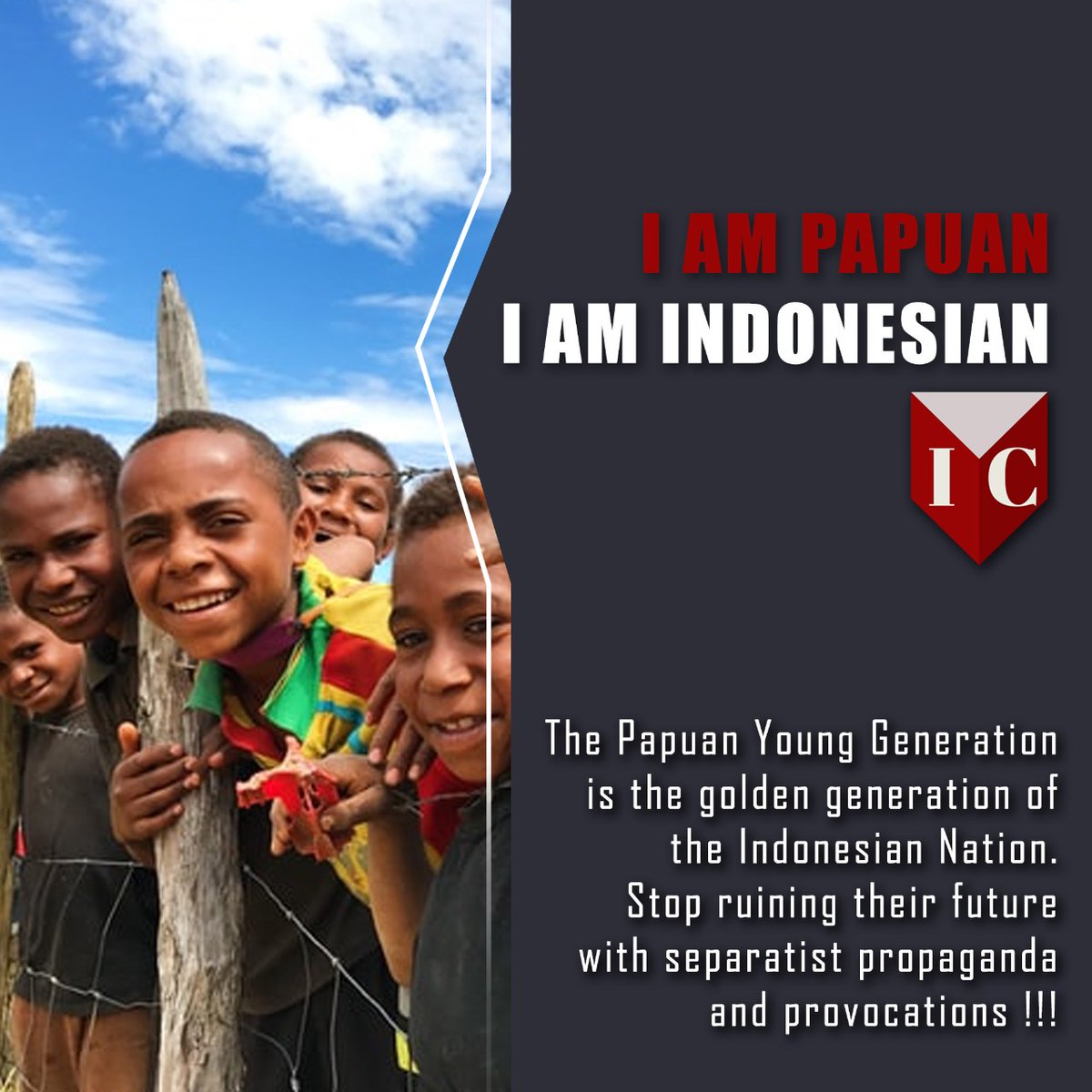 BraunMatthew2's tweet photo. The papuans nationality is Indonesian this is based on history and facts https://t.co/XaXw4xXUGL
