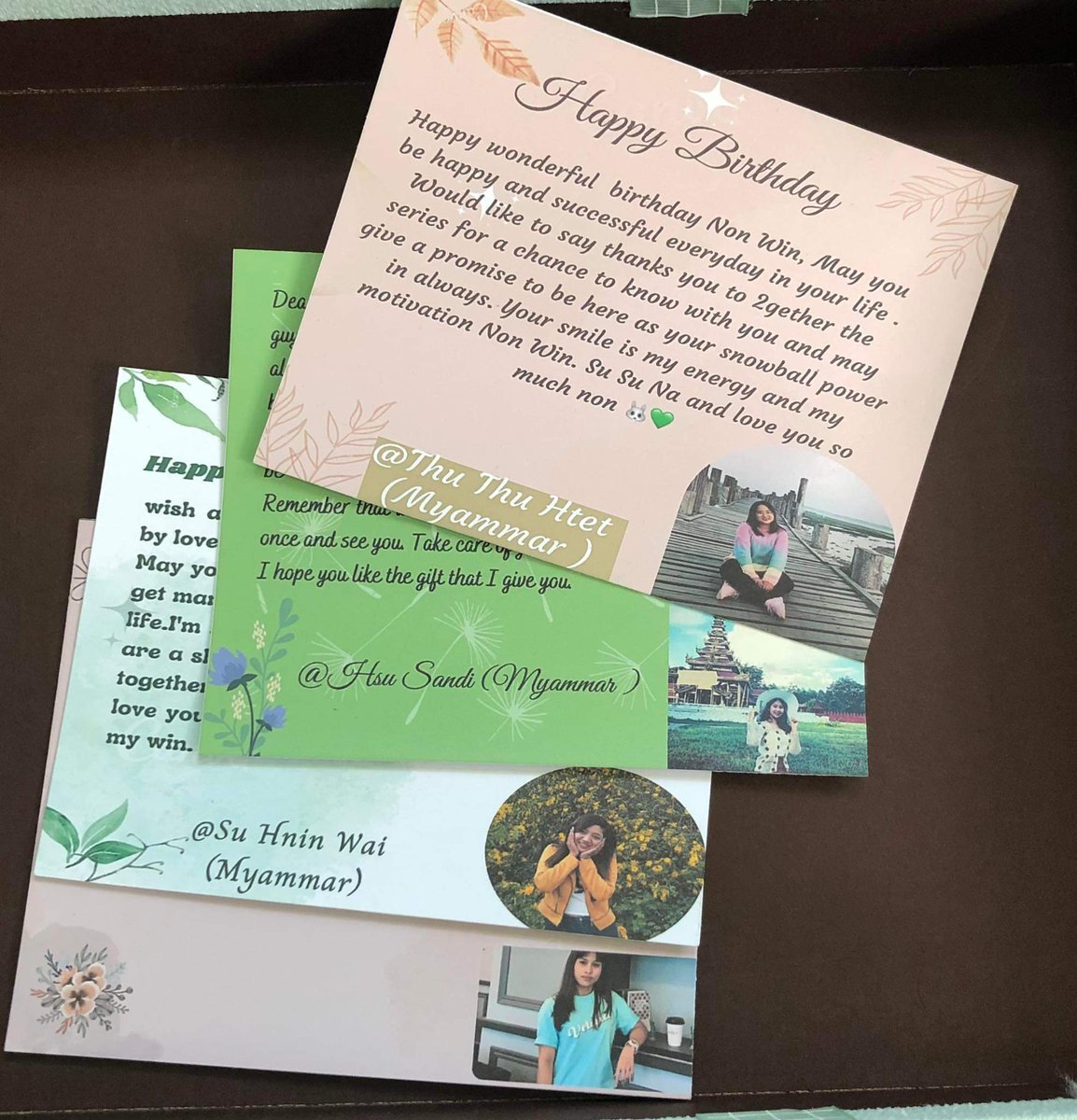SuHnin11679127's tweet photo. HAPPY BIRTHDAY to My Winnie @winmetawin 🐰

Please take care of yourself.  Love you more than I can say. 💚 
Gift from @phyo60299236 and me for our baby 😘 and there are other projects left can't wait happy day.

#winmetawin
#Win23rdBDProject
#Win23rdBDGift
#3DaysRoadToWin23rd https://t.co/2vkEZJsAYd