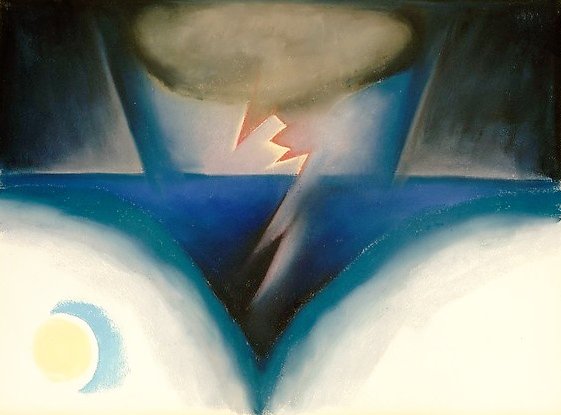 For today - A Storm, by Georgia O'Keeffe 1922