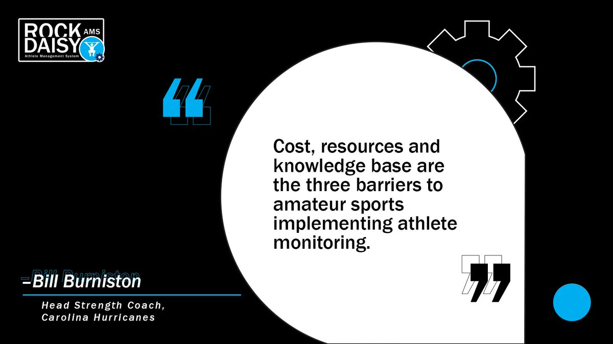 "Cost, resources and knowledge base are the three barriers to amateur sports implementing athlete monitoring.”

<a href="/BillBurniston/">Bill Burniston</a>