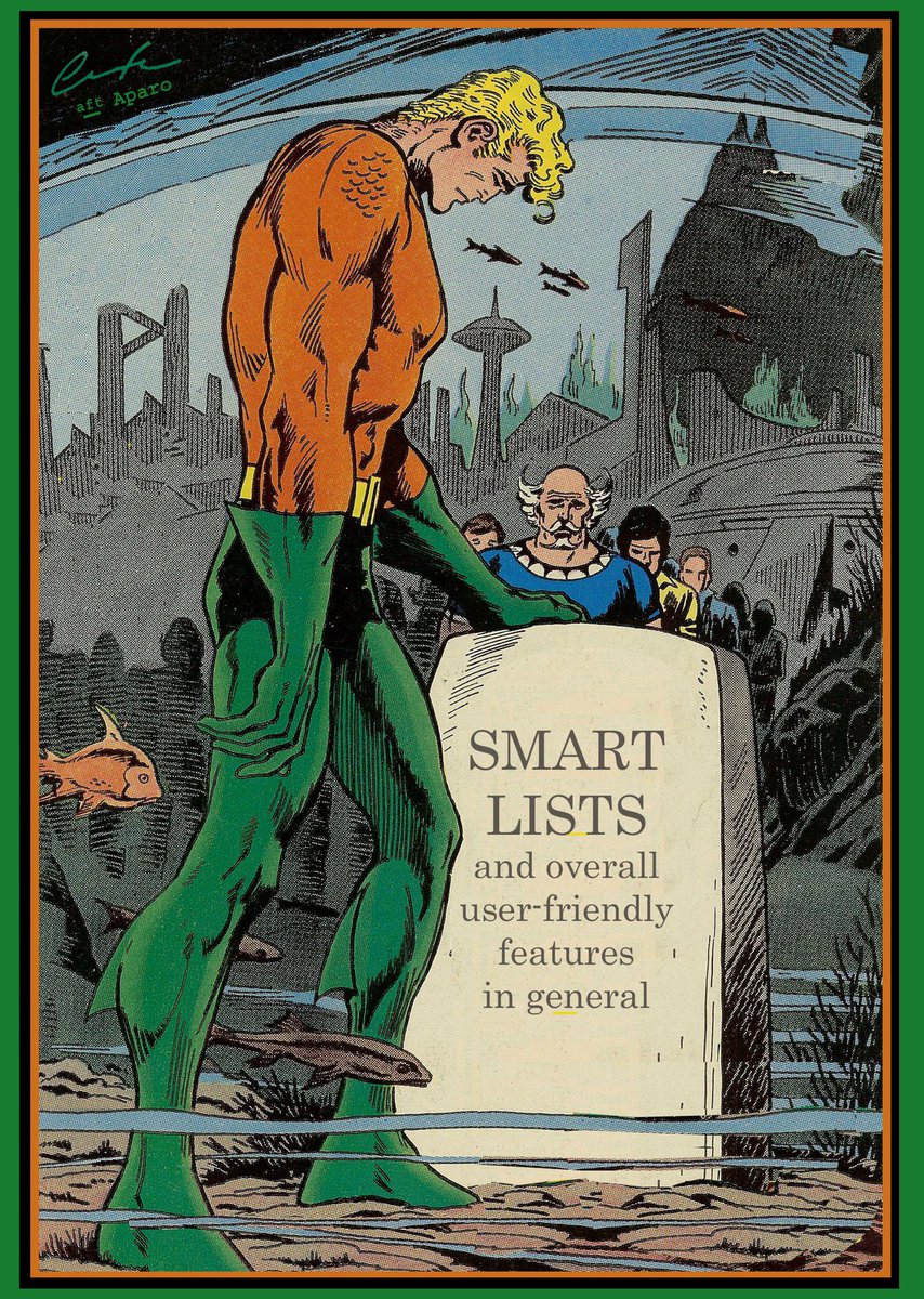 ChuckBrouilette's tweet image. #ComicBookTragedy #RIP #SmartLists #andOverallUserFriendlyFeaturesInGeneral @comiXology @amazon