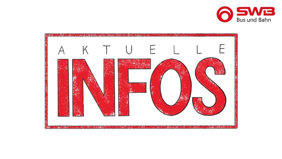 SWBBusundBahn's tweet photo. Ab Montag, dem 21. Februar, müssen wir das Fahrplanangebot der derzeitigen Lage anpassen. Betroffen sind die #LinieSB69 #Linie67 #Linie16 und #Linie63, sowie die Fahrten der Straßenbahn, die im Fahrplan mit „S“ gekennzeichneten Zusatzfahrten. Infos unter:
https://t.co/ptQvmsVTjw https://t.co/R2yCugcC3X