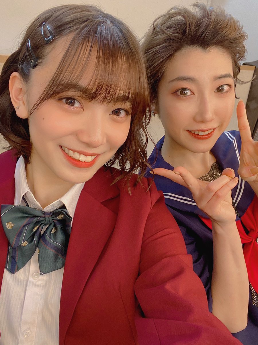 moe_goto0520's tweet photo. 舞台 #マジトキ 
5公演目終わりました✨
アフタートークも、
ありがとうございま���た ⸜🙌🏻⸝‍

大好きお姉ちゃんりんこさん！！
仲良しな天翔と悪田♡ https://t.co/q8bkLdizQz