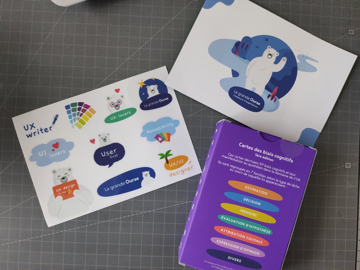 Merci <a href="/_lagrandeourse/">La Grande Ourse</a> pour ces contreparties de qualité, hâte de pouvoir les utiliser 😁

#ux #ui #uxdesign #uidesign