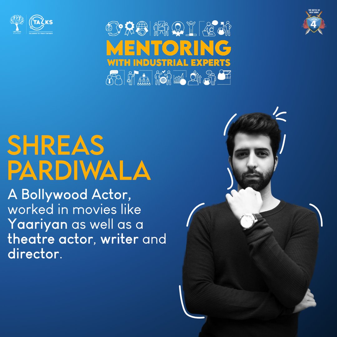 Connect_Talks's tweet photo. Presenting to  you  our fourth mentor SHREAS PARDIWALA   for the genre - COMEDY 

YouTube Link:- 
(https://t.co/tNyg0ZNNH5)

 #Indglobalmumbai #thebattleofthegreatminds #shortflimcompetition #theplayce #comedy #shreasporuspardiwala
@ShreasPardiwala https://t.co/exgYVdUskL