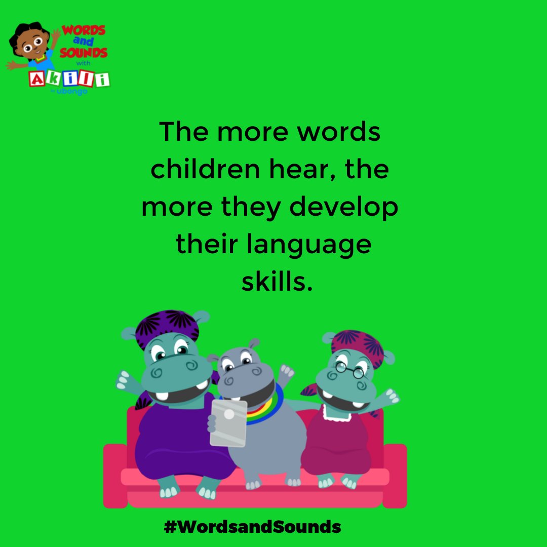 akiliandme's tweet photo. Reading to your child is one of the most important steps to helping them learn how to read and build vocabulary!
The more words children hear, the more they develop their language skills. 📚
#Learning2Read #WordsandSounds #ReadAloud #ReadWithAkili #ChildrenBookstagram https://t.co/OX5EfxXpWy