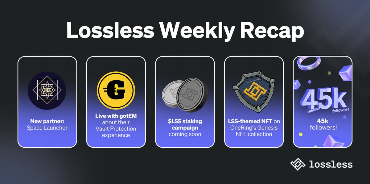 losslessdefi's tweet photo. Hats off to productivity 🎩

More action coming next week 🕵️ https://t.co/X6GhJtxVQH
