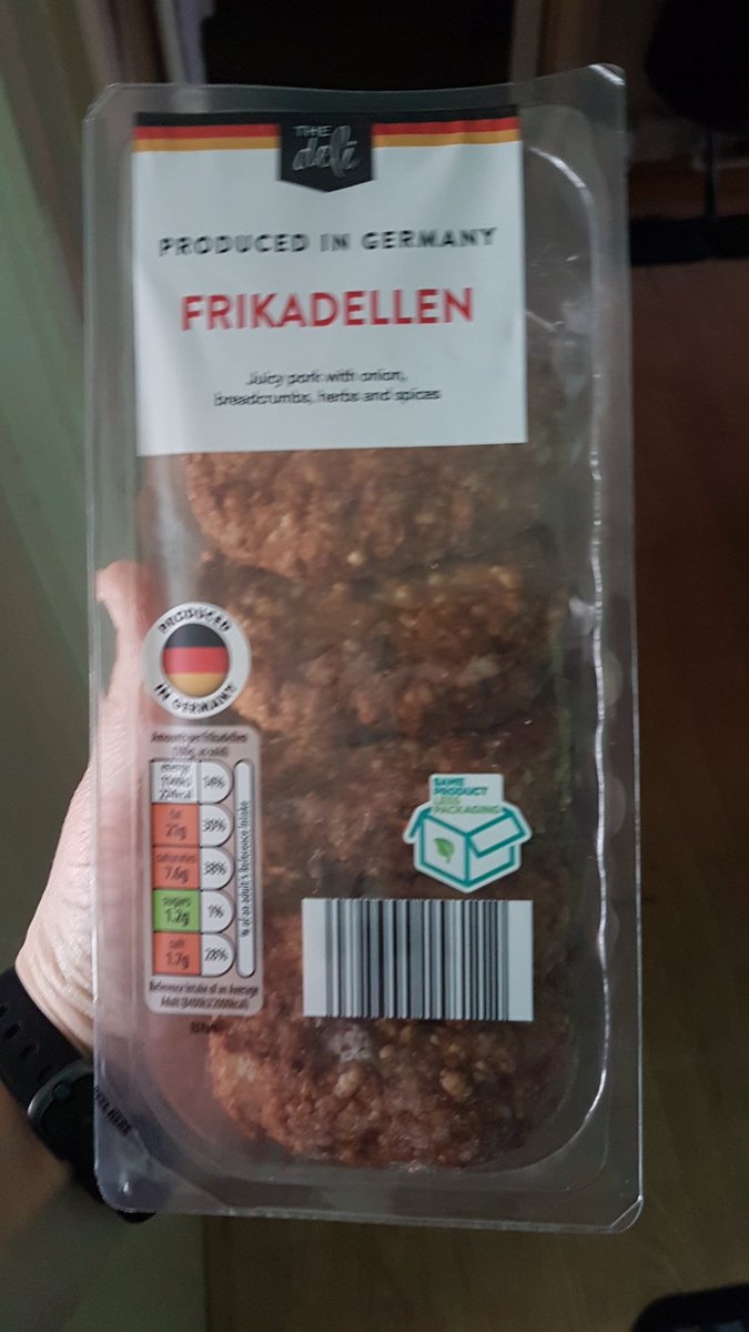 KeLs_P's tweet photo. @AldiUK bought a packet of your Frikadellen on Weds 16th Feb. Just seen the date on them is 11th Feb. 5 days out of date and still on the shelf unacceptable!! https://t.co/SAtz88wuiD
