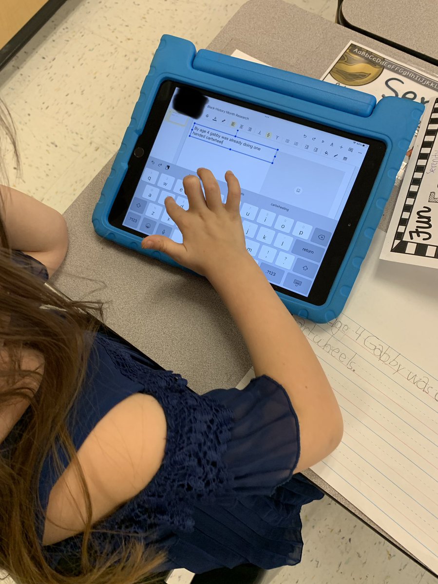 We created a google slide for the first time and it was crazy in the best way!