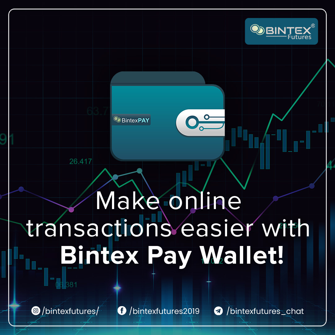 Bintexfutures's tweet photo. Bintex Pay Wallet offers you easy access and smoother transactions. Whether it is to book a movie ticket or a holiday trip, consider it done within your fingertips! 
.
.
.
#bintexfutures #bintex #crypto #cryptocurrency  #cryptocurrencyindia #paywallet #bintexpaywallet #ewallet https://t.co/eFrff3aTQ5