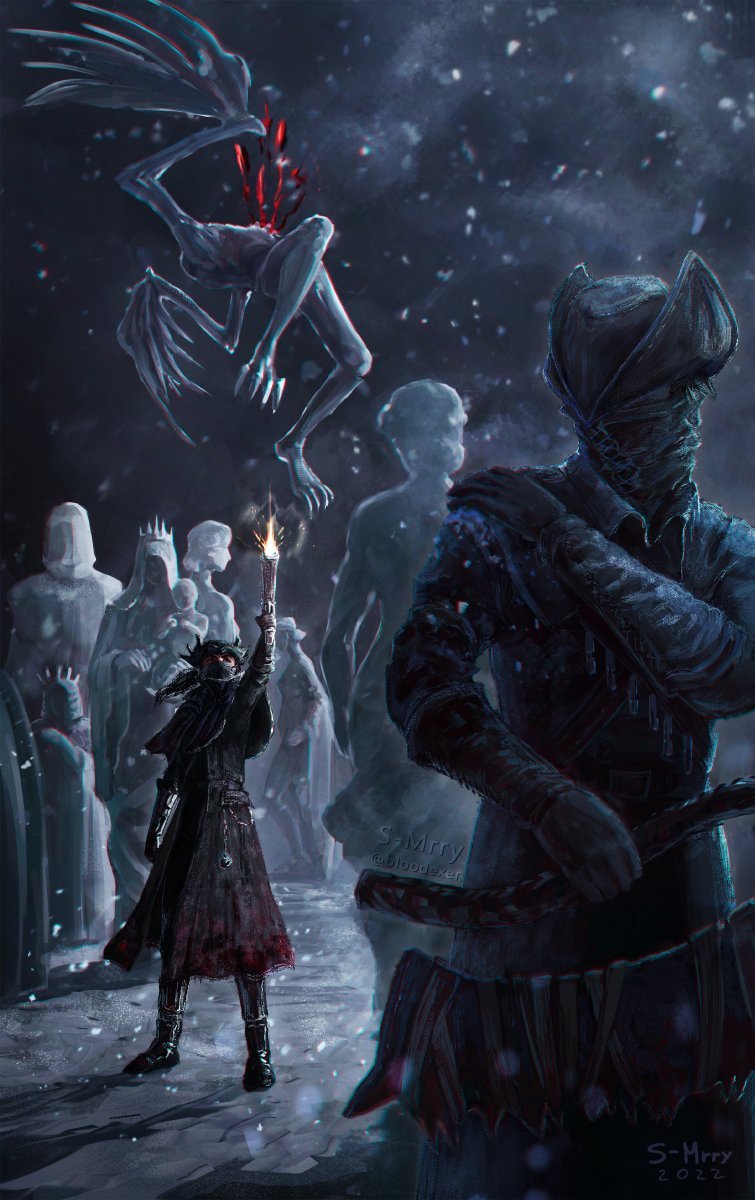 bloodexer's tweet photo. [ Bloodborne ] Back to Cainhurst https://t.co/3Qrspl4PFp