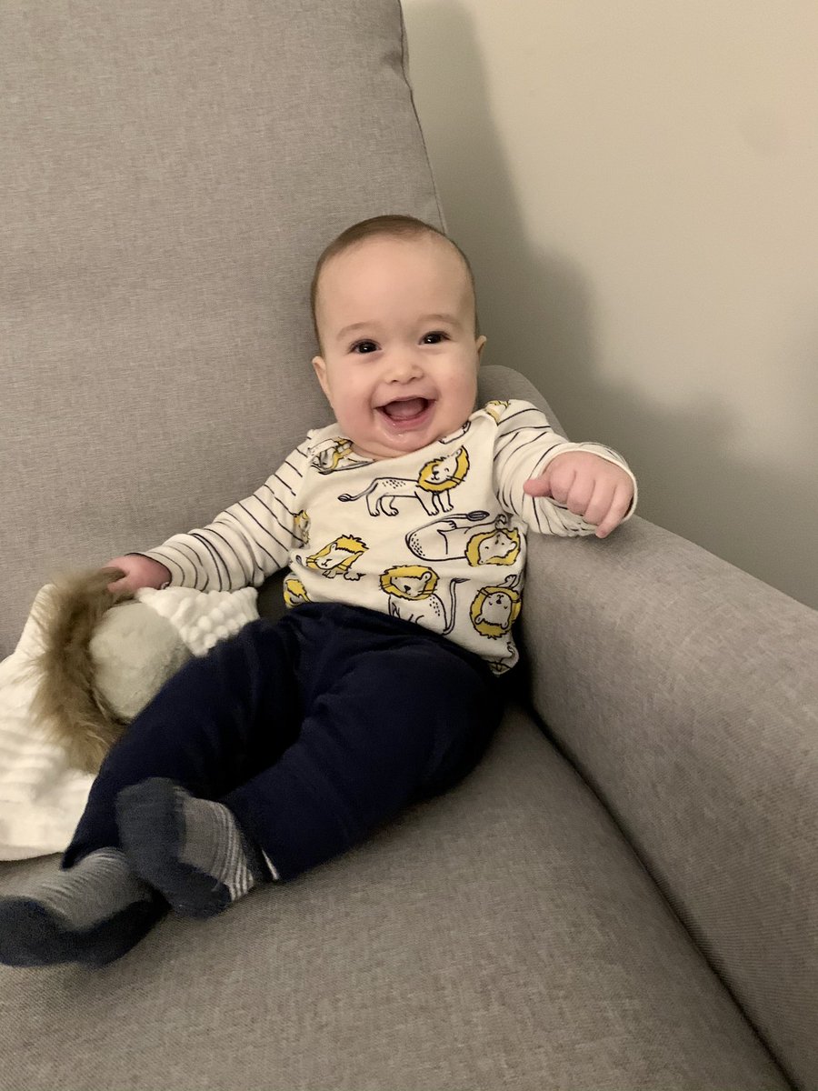 That Friday feeling! 🙌🏼 The littlest member of the Bogdan house is sporting his #LionPride today for <a href="/25Lafayette/">Lafayette Estates School #25</a> 🦁💛