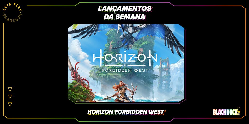 Quem aí tá animado??? Coloca sua live aqui jogando pra divulgar! #HorizonForbiddenWest