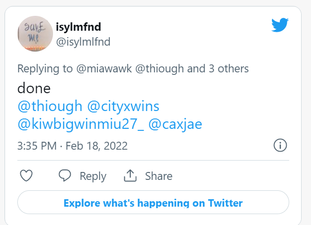 miawawk's tweet photo. 🏆 : @isylmlfnd 
Congrats! Please DM @miawawadm to claim your prize https://t.co/kIowKiWtsw