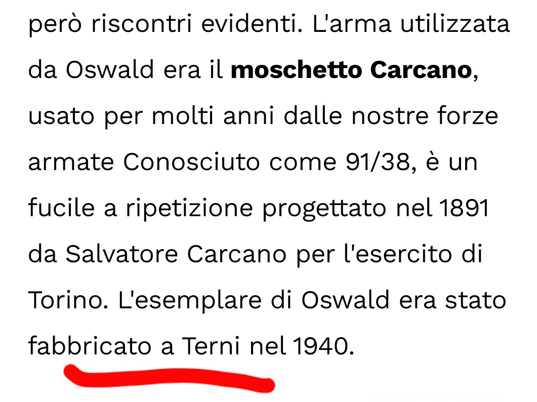 lukep968's tweet photo. Scopro ora..per caso... che il presunto fucile che avrebbe ucciso JFK... era stato costruito nella mia città...😳
#mapensate 🤦 https://t.co/nMLWG7PBtK