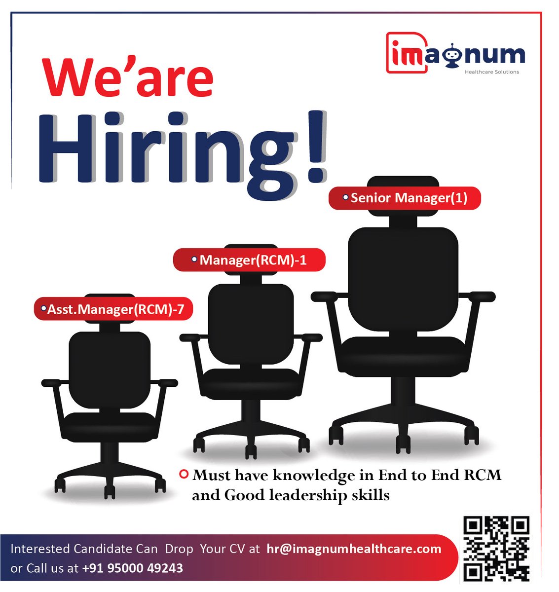 #jobs #jobsearch #jobopportunity #jobvacancy #jobseekers #jobopening #Businessdevelopment #vacancy #resume #hiring #recruitment2022 #nowhiring #medicalcoding #medicalimaging
#rcmtechnologies #denialmanagement  #roboticsprocessautomation #imagnumhealthcare  #businessgrowth #rcm
