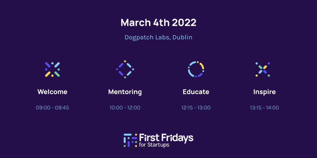 dogpatchlabs's tweet image. Incoming: #FirstFridays line-up

🦄 Intercom co-founder @DesTraynor headlines
🌎 We’re talking Scaling Internationally w/ @DeeCoakley, @ClaireMcHugh &amp;amp; @ScanlonPatricia
🤝 Access mentors from top global tech firms
👋Get an ecosystem what’s what &amp;amp; who’s who

firstfridays.ie/march2022