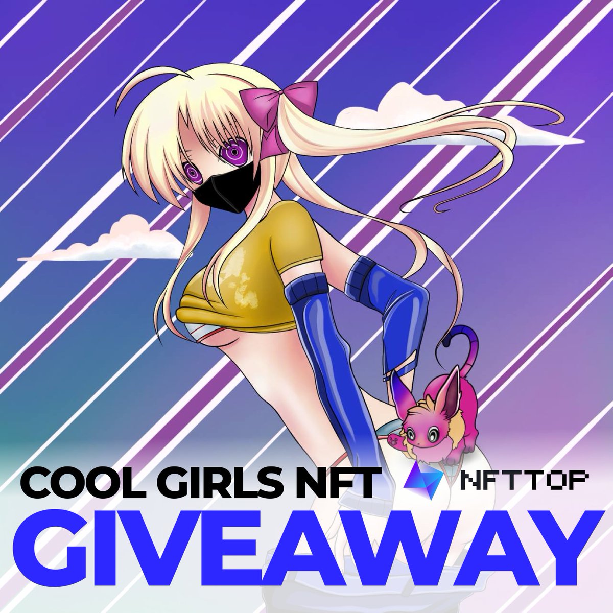 NFTTOP.IO Giveaway! 🎉

We are giving away 1 RARE NFT from <a href="/CoolGirlsNFT/">Cool Girls NFT 🆒 Mint LIVE</a> , worth over 150$! 🧚🏼‍♀️ + 10 WL Spots

To enter:
1. Follow <a href="/nfttop_io/">NFT TOP | nfttop.io</a>
2. Follow <a href="/CoolGirlsNFT/">Cool Girls NFT 🆒 Mint LIVE</a>
3. Like, Retweet and Tag 3 friends
*72h to enter

Bonus: discord.gg/Cmwywu29Kp! ⏰