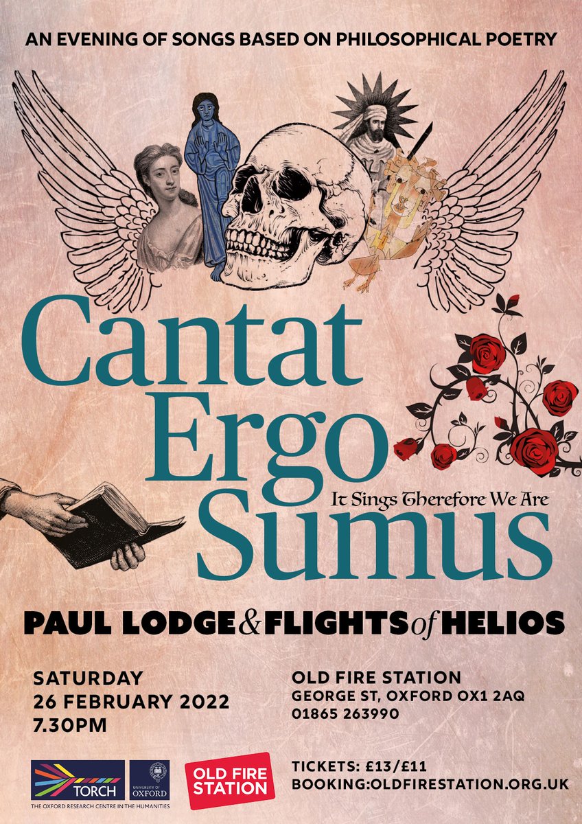 TORCHOxford's tweet image. Cantat Ergo Sumus

The fruits of a TORCH Theatres Seed Fund project, this collaboration sets philosophical poems to music, led by Prof Paul Lodge and @FlightsofHelios.

Sat 26 Feb, 7.30pm | @ArtsatOFS

Book your ticket: tinyurl.com/4b6adxcu
 t