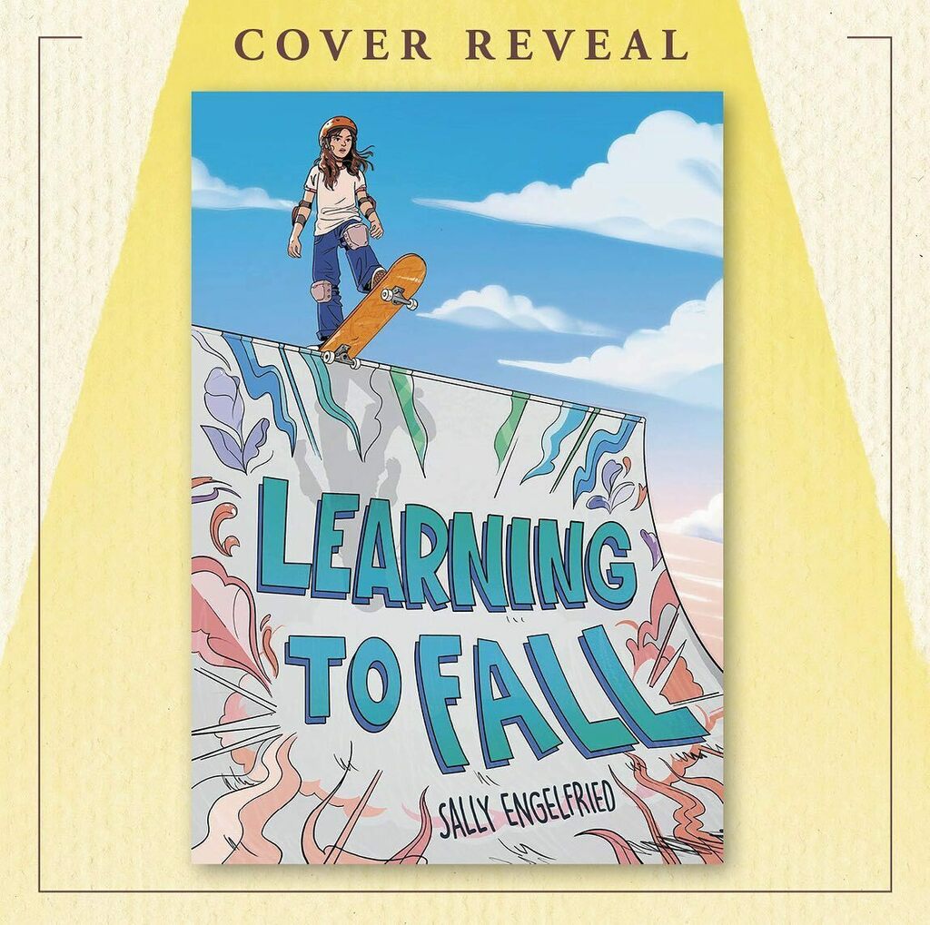 the_cat_agency's tweet image. Cover reveal! Art by @chrisdangerdraws For @sallyengelfried debut novel #Learningtofall published by @littlebrownyoungreaders 

Twelve-year-old Daphne reconciles with her estranged father, and the pair bond over their love of skateboarding. She learns fo… instagr.am/p/CaHt2uIOp0Q/