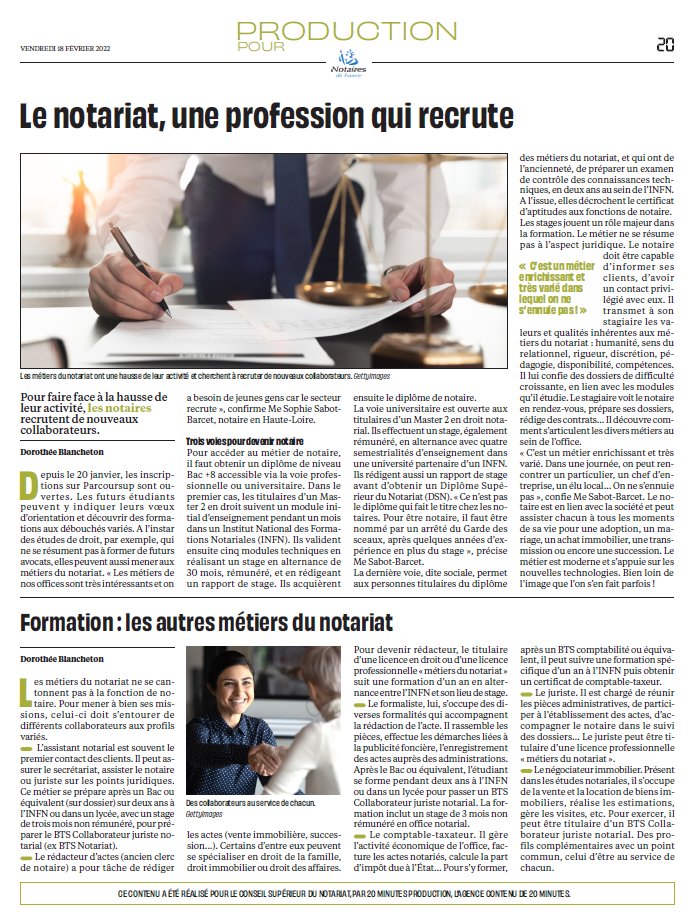 Notaires de France tweet media