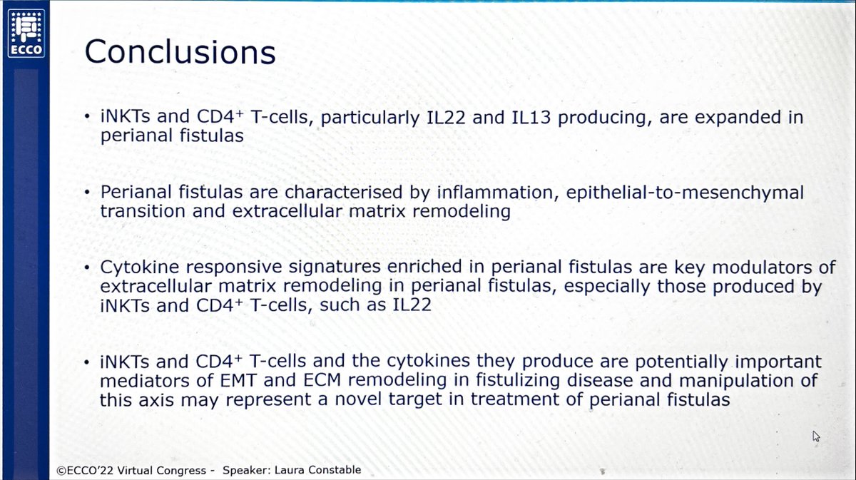 Seb (@ibdseb) on Twitter photo #ECCO2022
Fascinating data ๐๐๐on IL13 and IL23 producing T-cells in CD p-AF biopsies
Transcriptional ๐ - ๐ง data
ECM remodelling - potential insights into Tx
<a href="/LauraConstable3/">Laura Constable</a> <a href="/NickPowellLab/">NickPowellLab</a> #ECCO2022
Fascinating data ๐๐๐on IL13 and IL23 producing T-cells in CD p-AF biopsies
Transcriptional ๐ - ๐ง data
ECM remodelling - potential insights into Tx
<a href="/LauraConstable3/">Laura Constable</a> <a href="/NickPowellLab/">NickPowellLab</a>