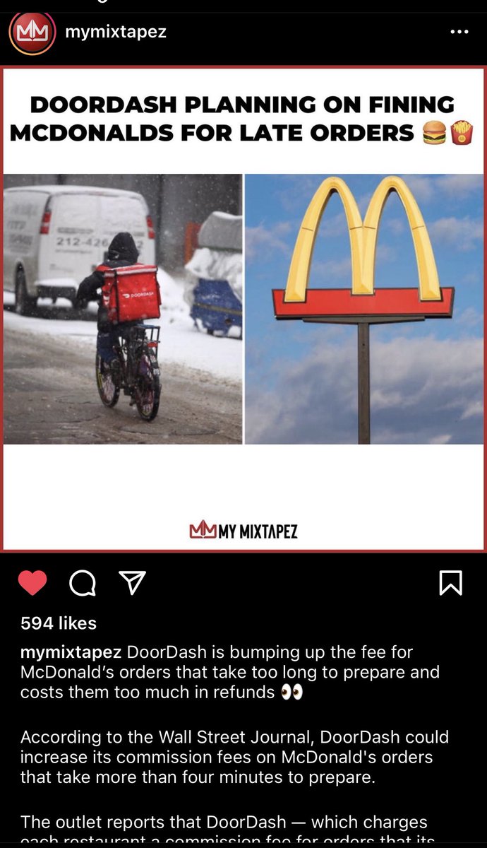 bblaze1705's tweet photo. @UberEats @McDonalds be doing the same with us Uber deliveries as well.. long waits and orders messed up and miss items and especially in New York City the employees will look at you and act like that you not there and they be rude and have attitude some have to be done for us https://t.co/r9l5PVmIfx