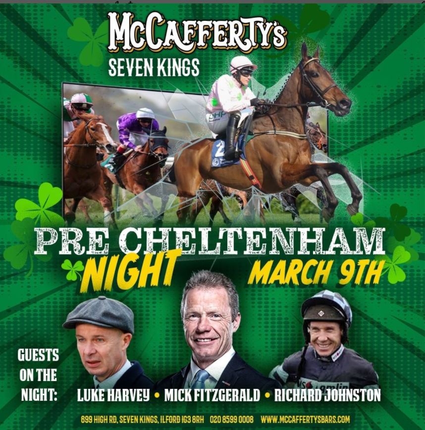 7_mccafferty's tweet photo. This is a night not to be missed! 🏇

We'll be working on a 1st come, 1st served basis on the night, so get in early to bag the best seats in the house! @LeglockLuke @mickfitzg @dickyjohnson77

#cheltenham #jockeys #skysports #racing #chompingatthebit #startersorders https://t.co/2sW84IURnp