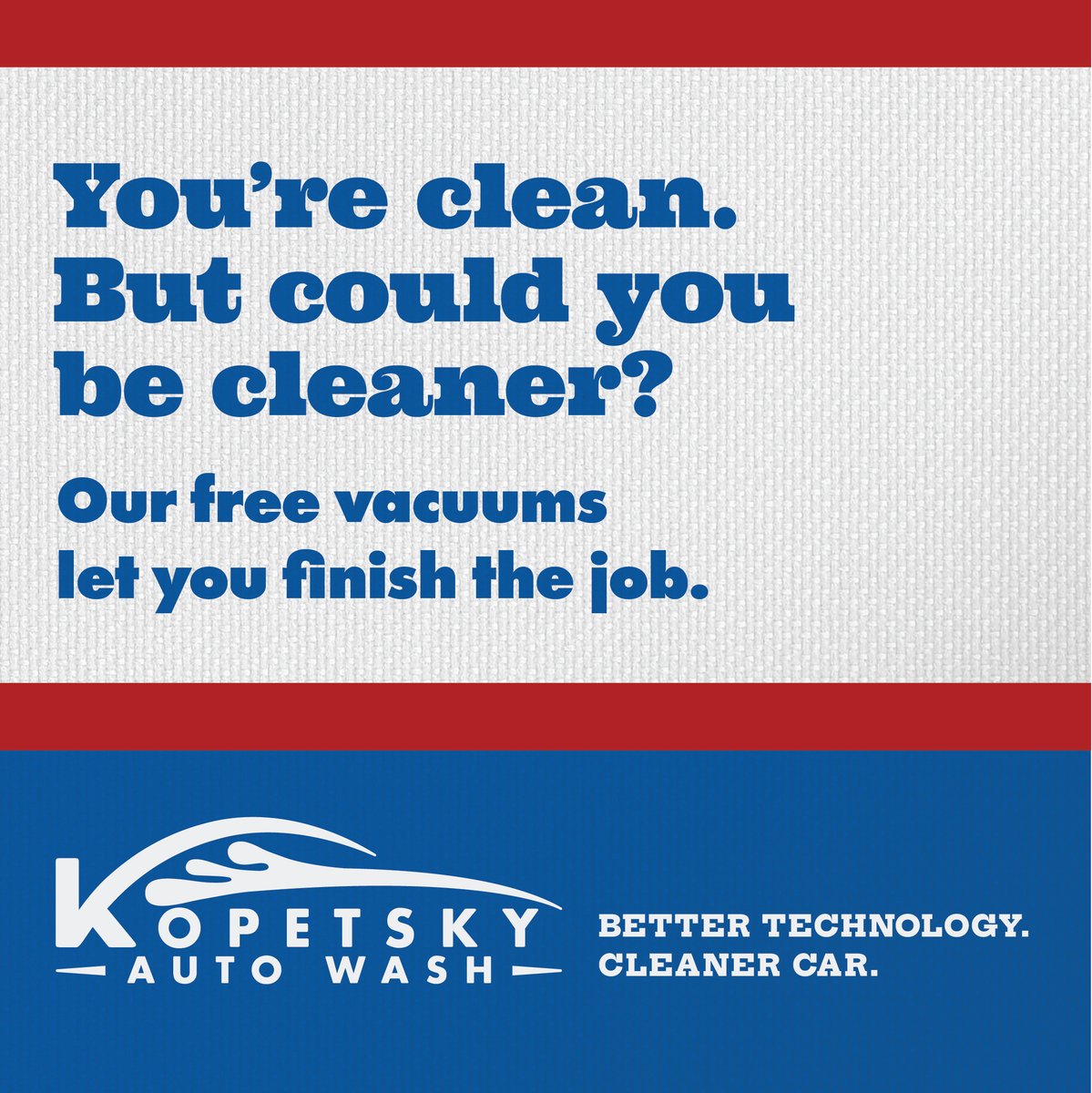 KWashClean's tweet photo. While you’re at it, suck up our latest deal and upgrade to Unlimited where your first month is the same price as one wash. https://t.co/RpNZT3LOrn