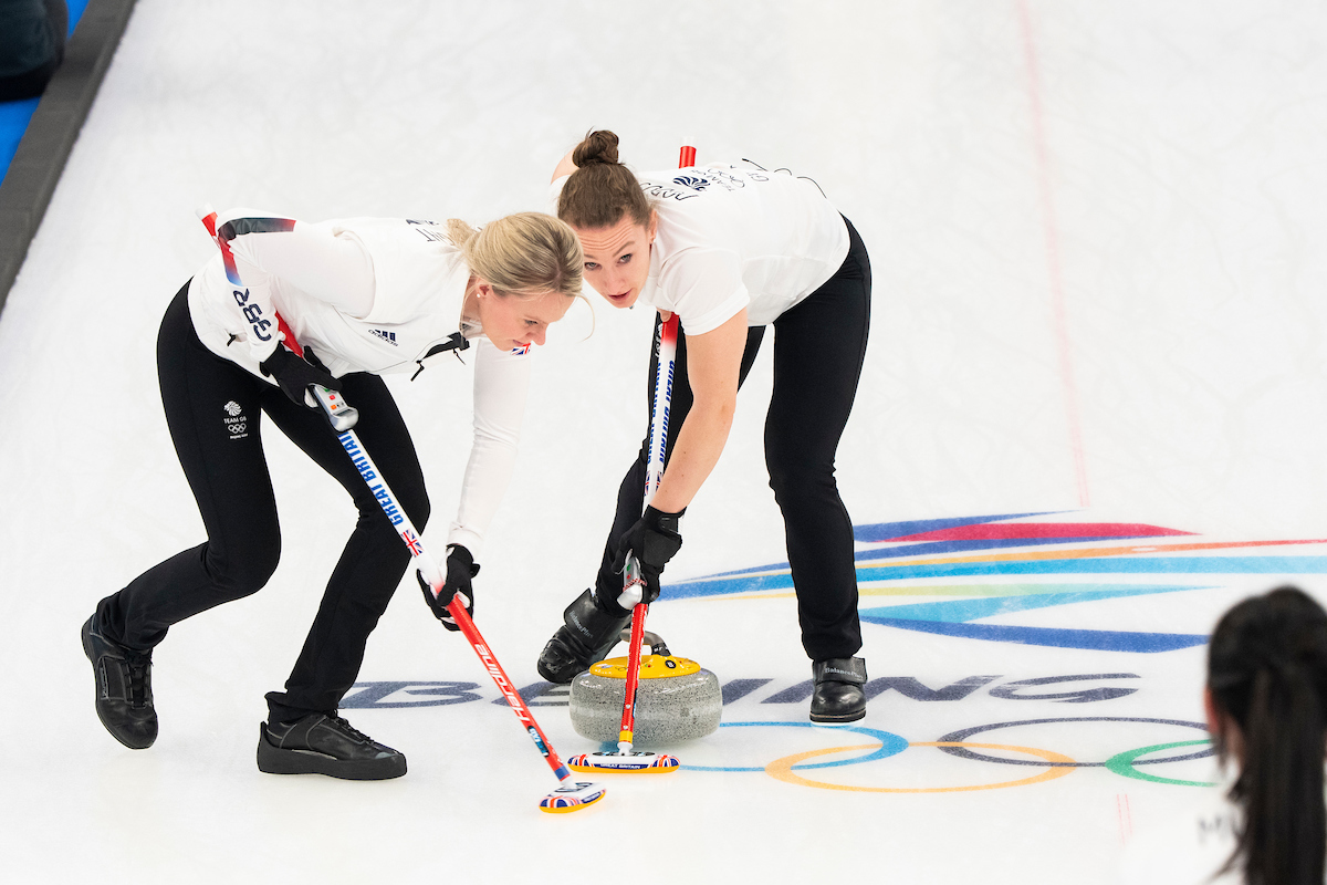 BritishCurling's tweet photo. @TeamGB women join men in Olympic🥇final as curlers double the @teamgb medal contribution!!

GB beat Sweden's Olympic Champs 12-11 in extra end nail biter @Beijing2022 

📸Team GB / David Pearce
#teamgb #Beijing2022WinterOlympics #Beijing2022 #curling https://t.co/1YkR9Tffnw