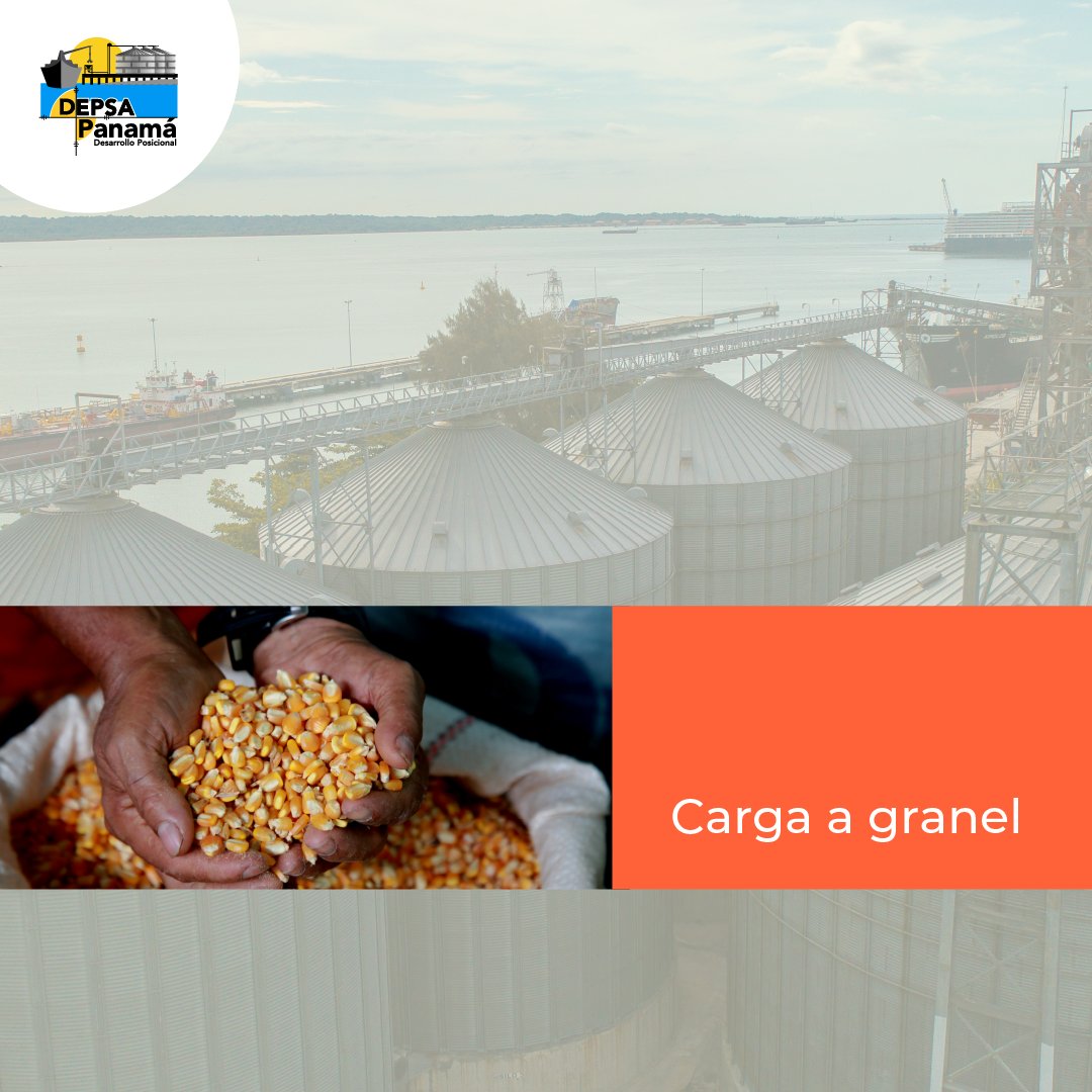Las mercancías que se transportan sin la necesidad de empaque o embalaje, se les denomina “carga a granel”. 

En #DEPSAPanamá descargamos el 100% de los  granos y harinas que importan los productores nacionales.

#OrgullosamentePanameños #PuertosPanamá #Portuario #Panamá