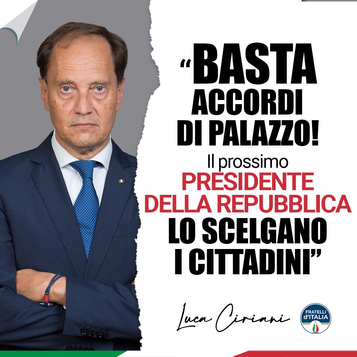 Luca Ciriani tweet media