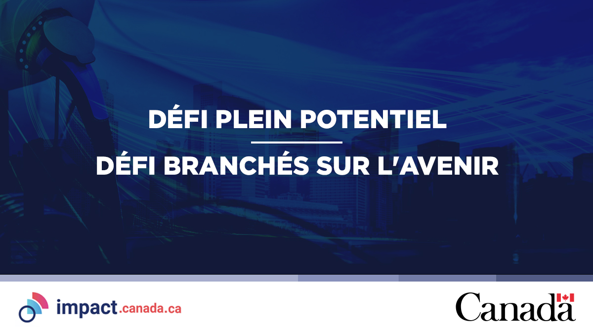 RNCan's tweet image. Pour atteindre les objectifs du Canada en matière de #carboneutralité d’ici 2050, il faudra avoir recours à de nouvelles solutions axées sur l’#ÉnergiePropre et les #TechPropres.

Les défis #BranchésSurLavenir et #PleinPotentiel d’Impact Canada nous aident à y parvenir.